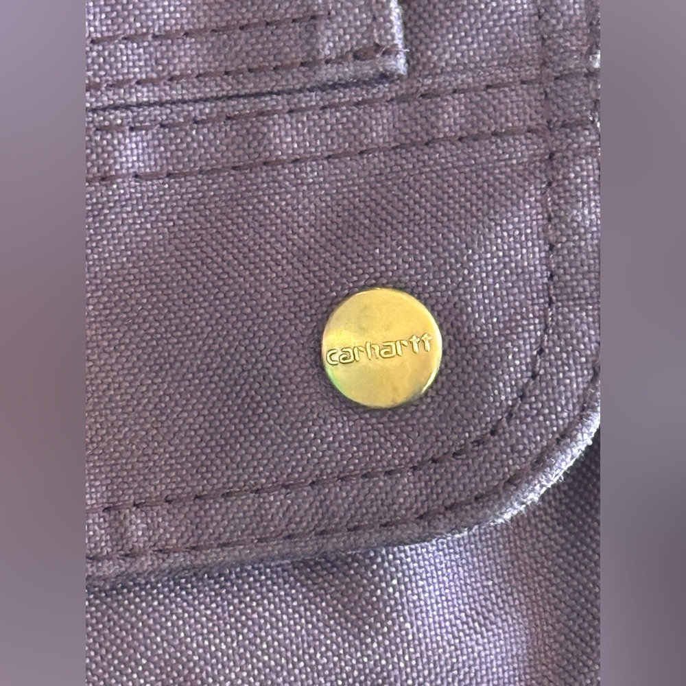 Carhartt Crossbody Wine Color Bag Women's Crossbody Carry All Tote Purse Snap - Picture 3 of 11